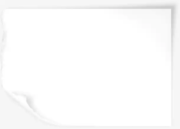 大的白色折叠空白纸