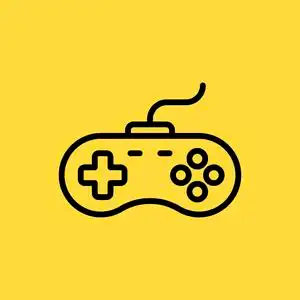 游戏手柄图标图孤立的矢量标志符号照片