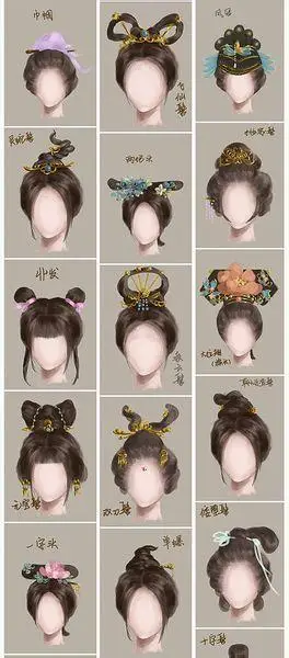 "始皇诏后梳凌云髻