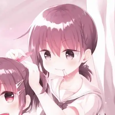 动漫一甜一拽的闺蜜头像图片