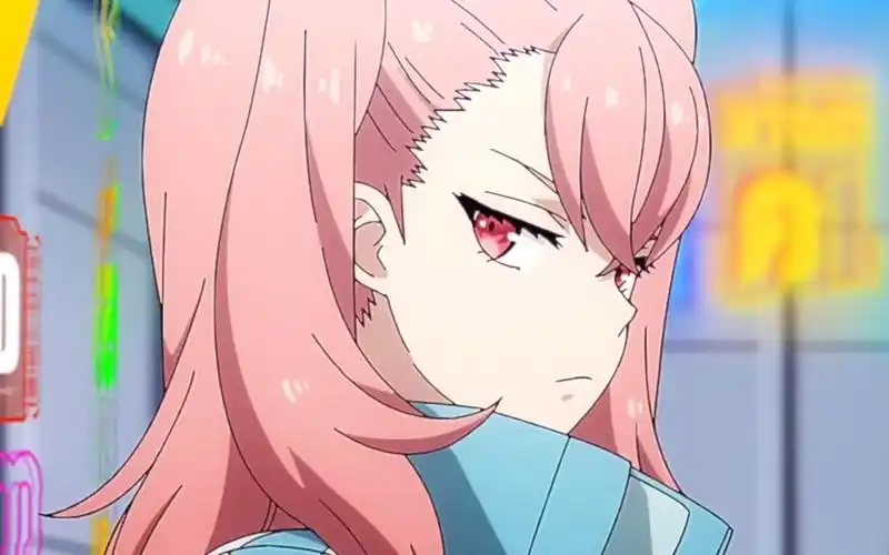 傲娇粉毛妹子真可爱!