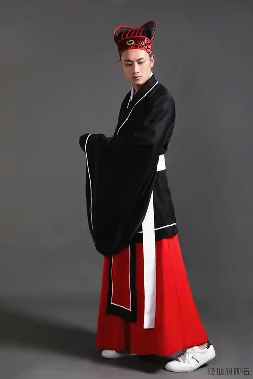 【古装成人礼礼服男】古装汉服男玄端礼服汉服曲裾汉宫服饰汉朝汉代祭