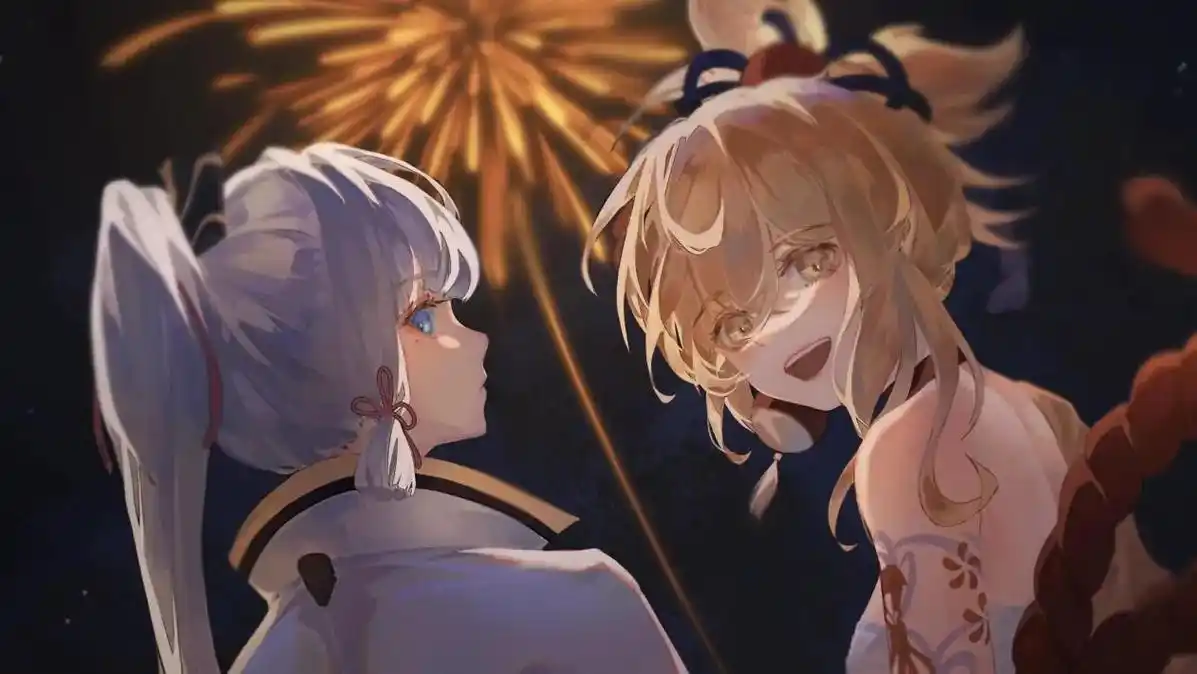 英雄形态的宵宫姐姐登场#抖音图文来了 #原神 #壁纸分享  - 抖音