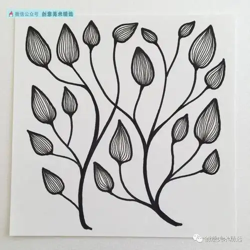 简洁但不简单——19张简笔线描创意作品_线条