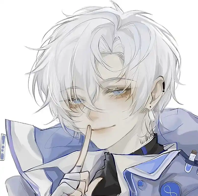 动漫男生头像  白发男合集 99·38 38 393035 3230