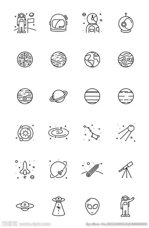 星球图片简笔画星球图片简笔画涂颜色