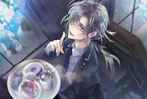 p站美图推荐——银发美少年特辑