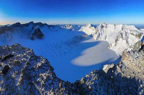 长白山天池全景