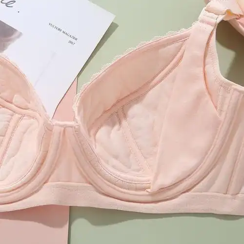 1825岁少女聚拢侧收上托定型软钢钢圈棉薄大码文胸