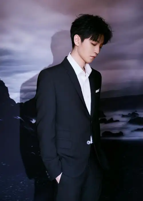 王俊凯《第30届大学生电影节》红毯造型西装大片矜贵帅气又不失从容