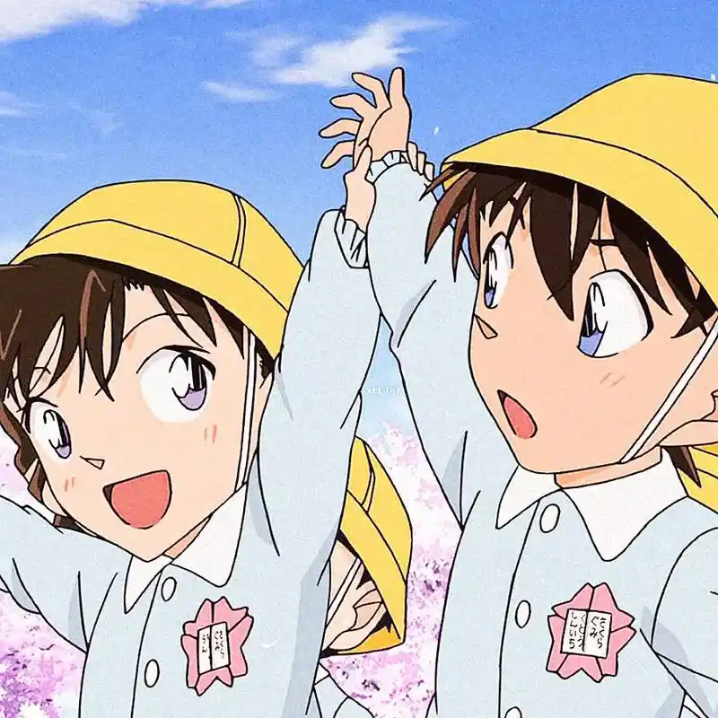 情侣头像 | 工藤新一x毛利兰 | 新兰 #名侦探柯南 #新 - 抖音