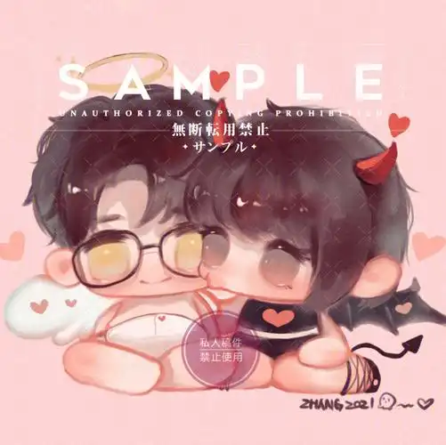 客稿展示丨小恶魔小天使情侣