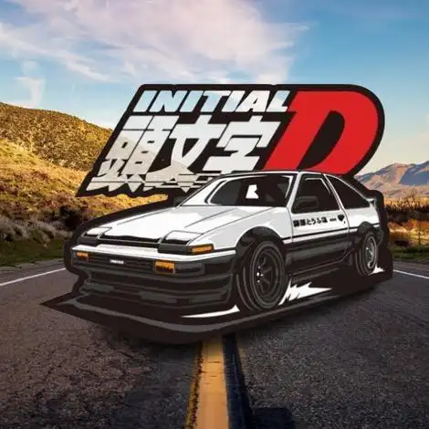 藤原豆腐店车贴头文字d拓海秋名山车神ae86动漫卡通jdm贴汽车贴纸