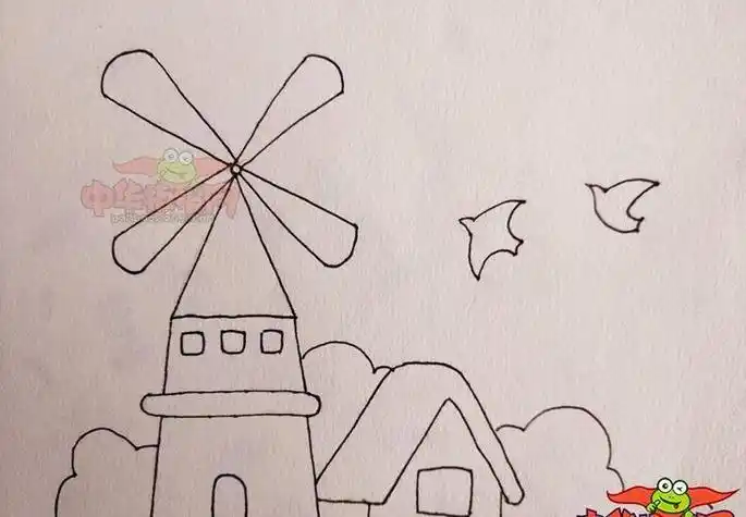 8开纸画美丽的简笔画美丽海滩怎么画美丽海滩简笔画简单又漂亮彩色