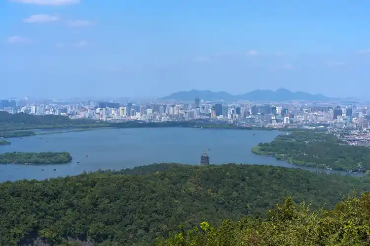 杭州西湖全景