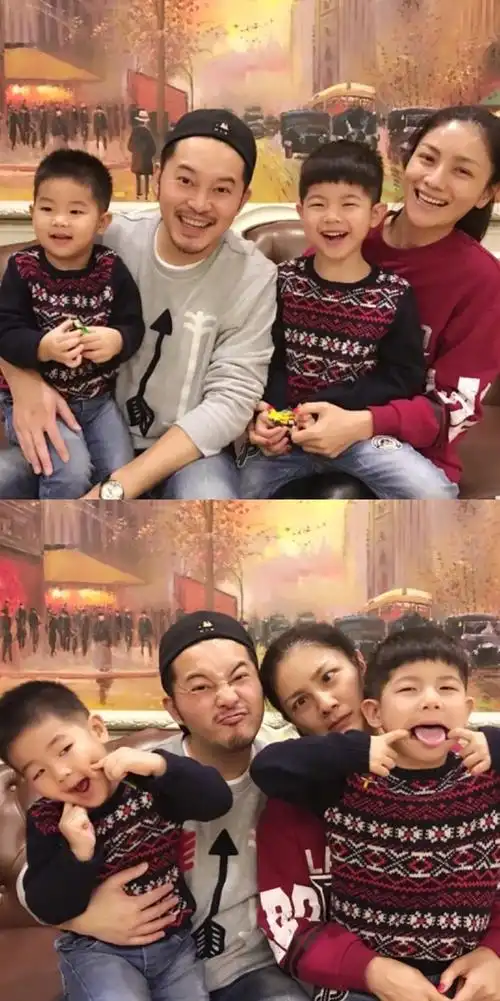 贾静雯一家眼睛大,陆毅一家腿长,沙溢一家最接地气,深受喜爱