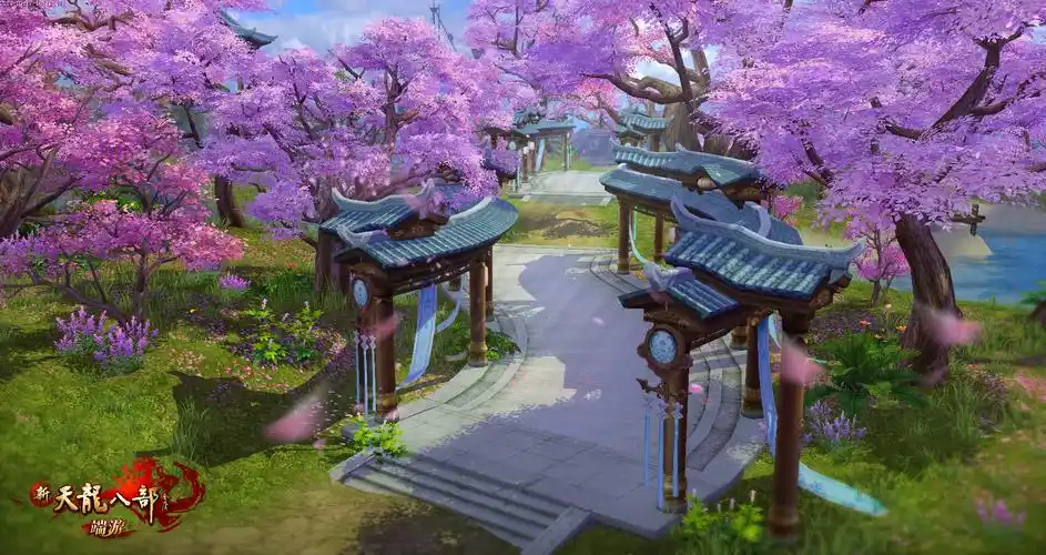 《新天龙八部》桃花岛场景爆料,全新光影技术极致唯美