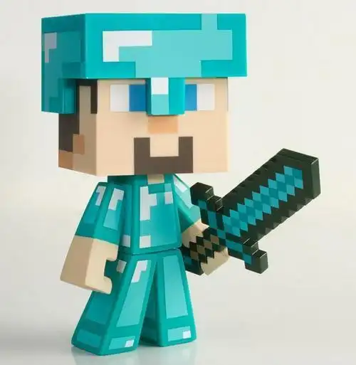 拿着钻石剑的史蒂夫简笔画(简笔画图片大全) -【爱个性】