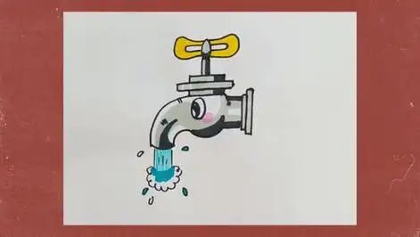 简笔画教程水龙头