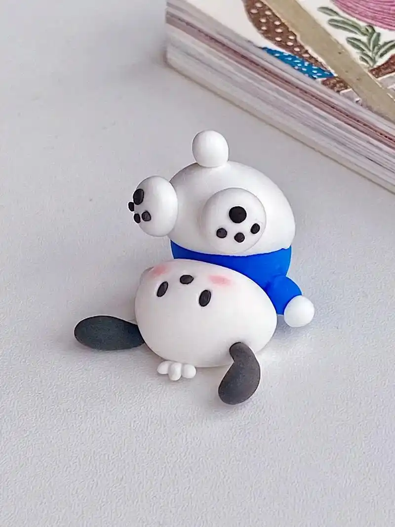粘土教程|帕恰狗摔到～#手工 #超轻粘土 #手工diy #粘 - 抖音
