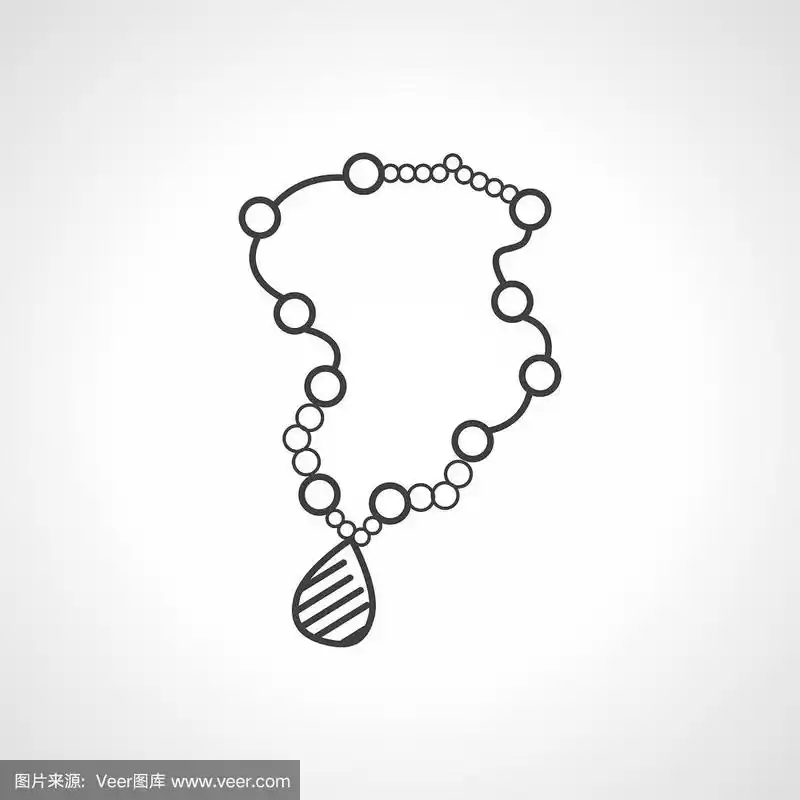 黑色项链图标
