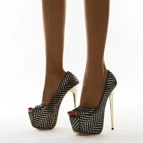 超高跟鞋细跟性感夜店22cm