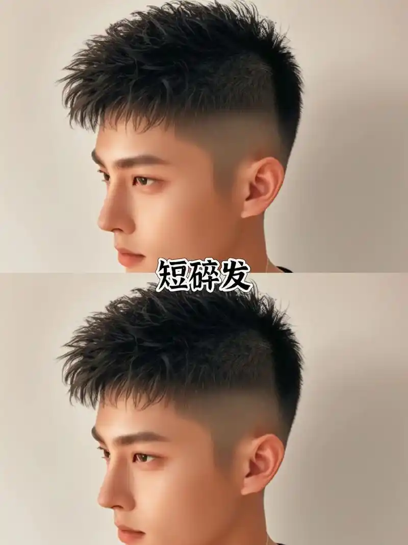 适合夏天的男生发型短碎发.给自己剪一个清爽的短发来迎接夏天 - 抖音