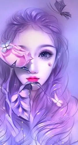 唯美动漫古风女头