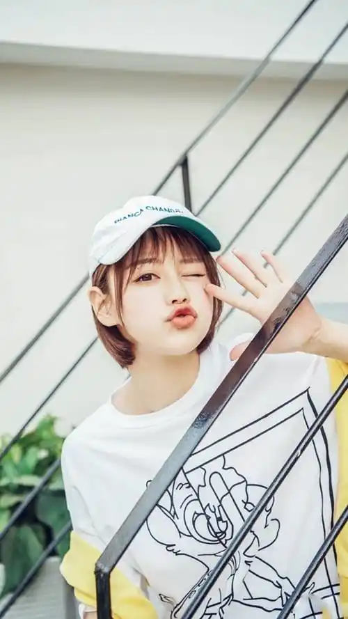 模特,小清新,短发美女,模特,气质美女,小清新,街拍,手机壁纸阳光活力