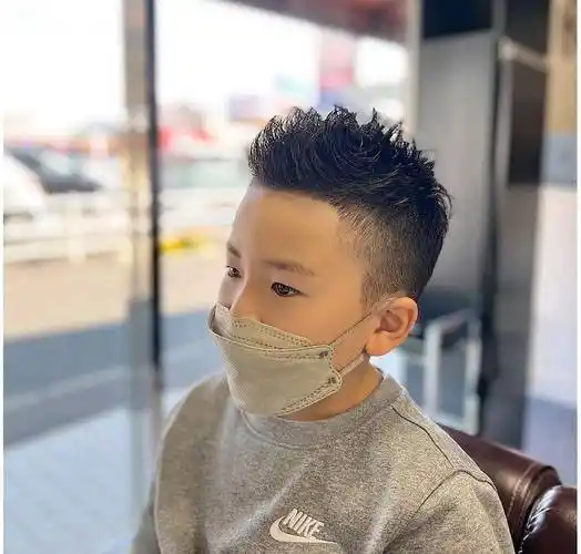 元旦小男孩发型怎么剪?看看这14款,又帅又精神_头顶_造型_头发