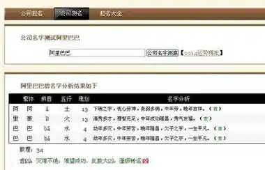 起名测分打分免费测试1518,公司名字测吉凶-神算网