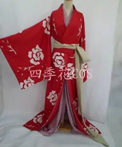 四月一日动漫cos服 壹原侑子cos和服灵异事件和服定做现货包邮