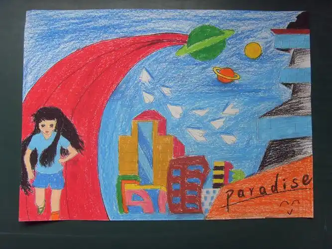 初一美术社团绘画作品学年度汇报展辅导老师刘中伟