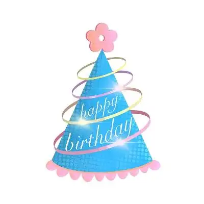 生日生日帽 生日祝福 生日快乐 psd素材