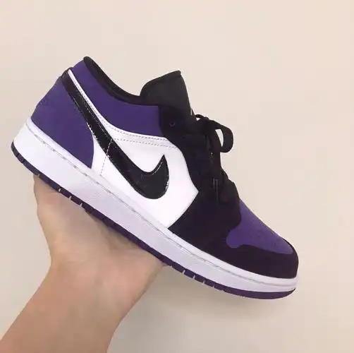 吴亦凡同款!aj1"黑紫脚趾" low 上脚效果不输高帮!