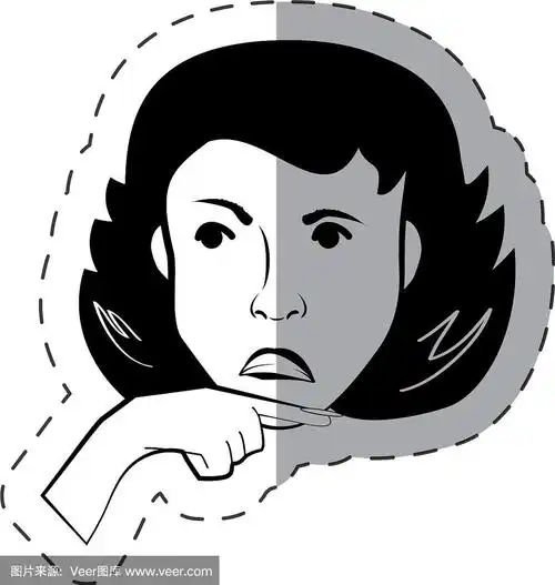 人像女性表情脸