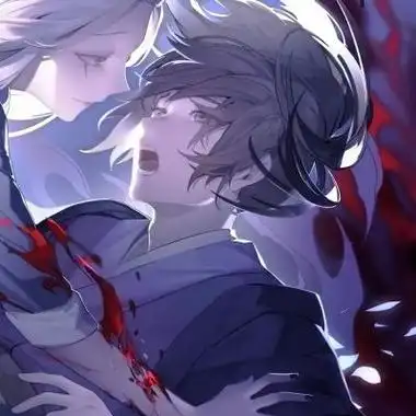 仙气动漫情头高清一左一右的二次元动漫情头高质量图片情侣头像美