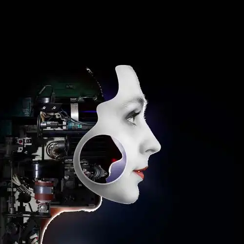 创意未来科技机器人人物高清图片