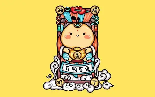 油爆叽丁万物可爱卡通图片壁纸