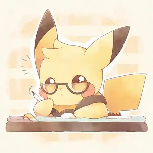 治愈皮卡丘学习头像