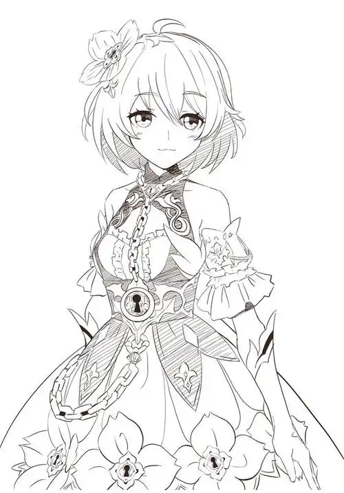 崩坏3rd线画插画图片壁纸