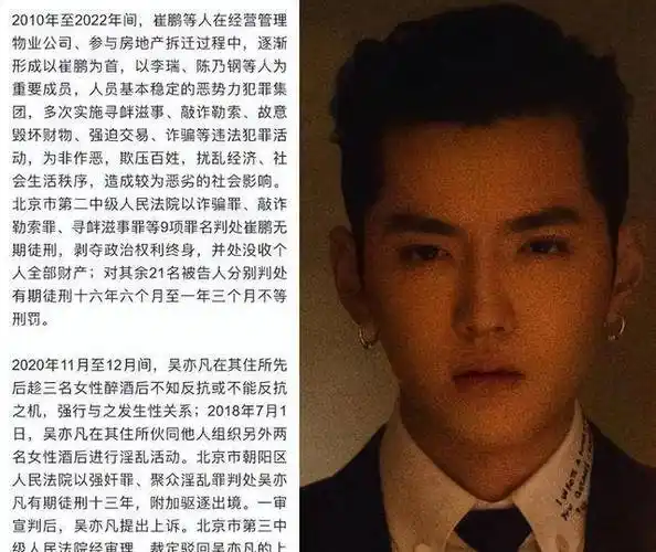 吴亦凡案细节首次披露!粉丝:证据不完善!_处罚_典型_案件