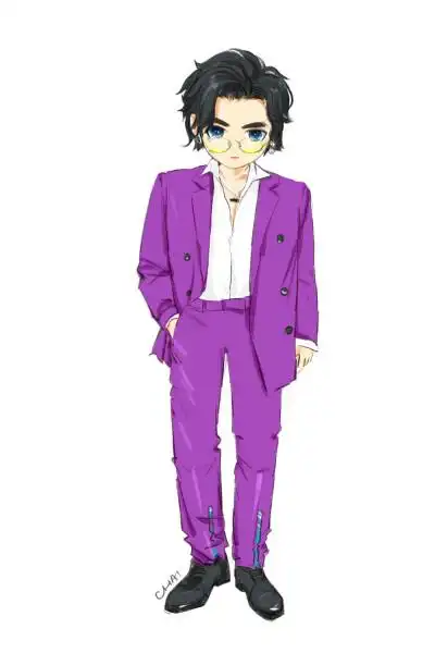 吴亦凡 kris 手绘漫画 素描卡通头像偶像男明星 cr,超级无敌chai