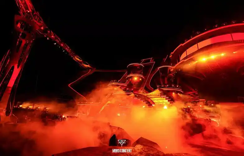 倒计时2天华晨宇火星演唱会主舞台曝光极致美学演绎火星之城