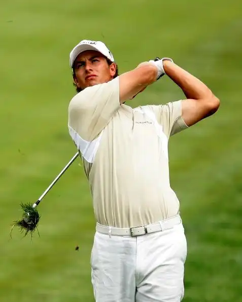 图文-nec邀请赛次轮收杆 澳大利亚帅哥斯科特