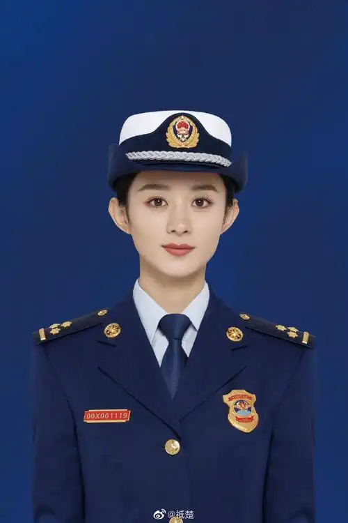 一身正气赵丽颖消防宣传公益使者