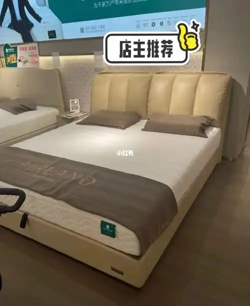 雅兰安宝皮床大靠包舒适床架