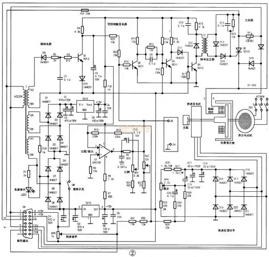 jdh-10滑差电机调速器电路如图2所示,下面对各单元电路的工作原理进行