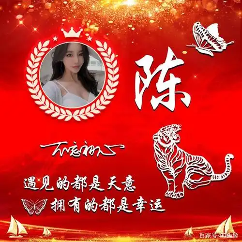 红色好运十二生肖微信头像一套:遇见的是天意,拥有的是幸运