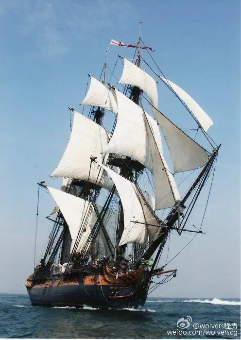 大航海时代ol# hms 惊奇号复刻船.